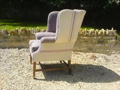 George III style wing chair made by Howard and Sons1.jpg